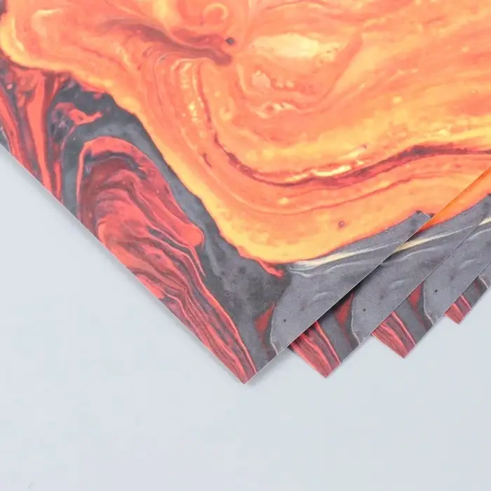 Бумага для скрапбукинга "Поток лавы" плотность 180 гр 30,5х32 см