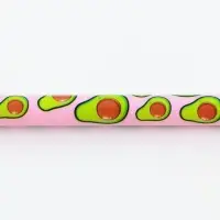 Ручка шариковая синяя паста 0.5 мм с колпачком &laquo;Авокадо&raquo; пластик