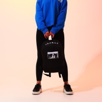 Рюкзак школьный текстильный &laquo;Аниме&raquo;, 46х30х10 см, вертикальный карман, цвет чёрный