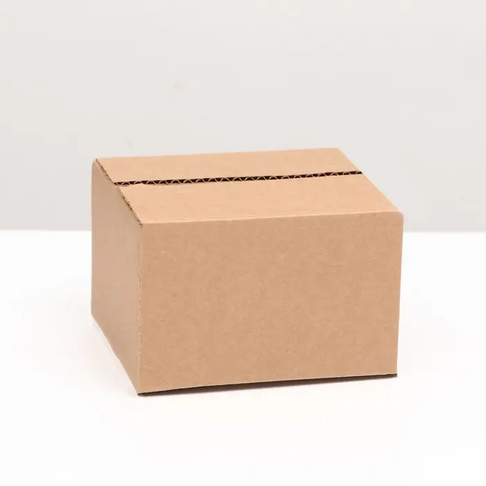 Коробка складная, бурая, 16&times;13&times;10 см