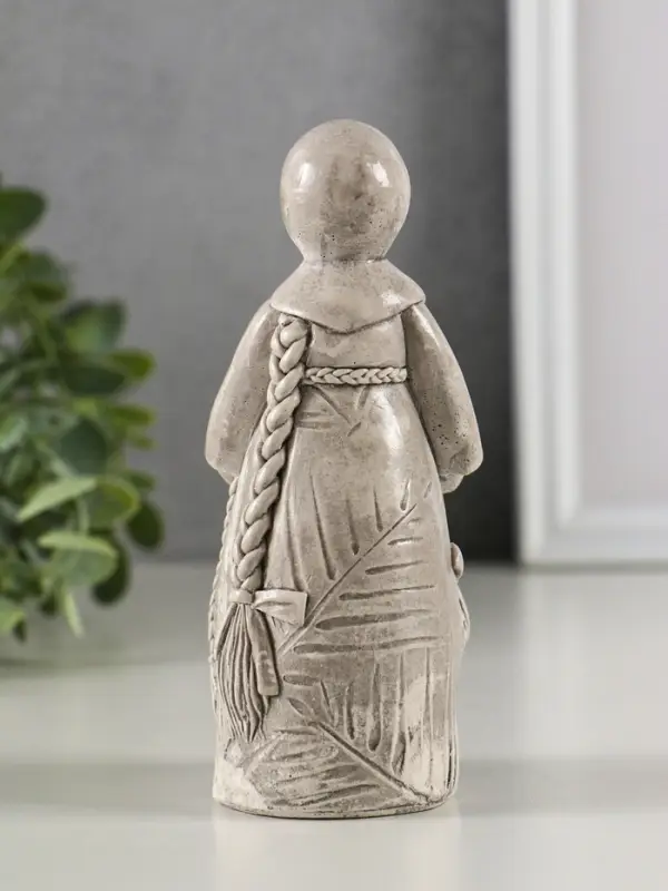 Фигура гипс "Берегиня Ведучка" 13х6 см, под камень