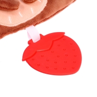 Подвеска с прорезывателем &laquo;Мишка&raquo;, шуршит, коричневый