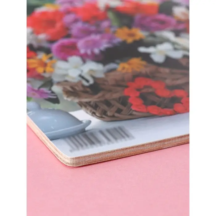 Доска разделочная деревянная &laquo;Букет&raquo;, 25&times;16,5&times;0,4 см