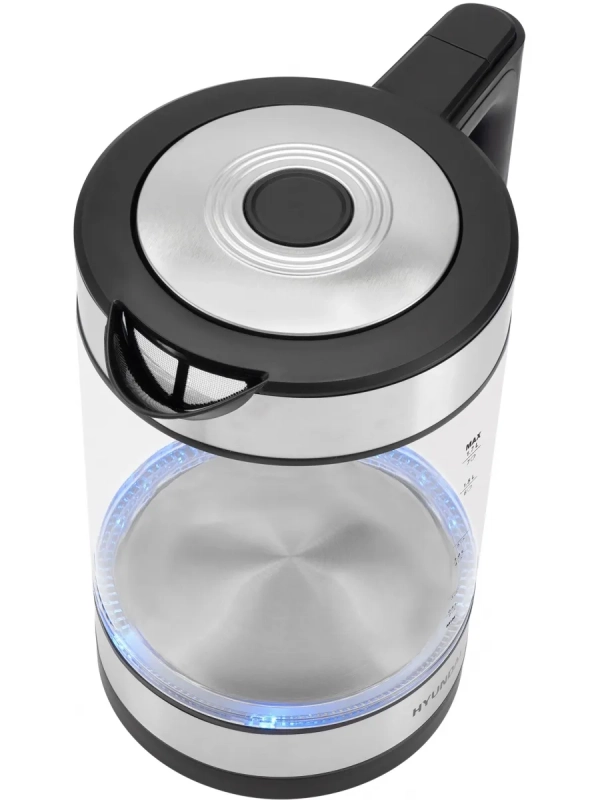 Чайник HYK-G3509 1,7л 2200Вт черный (стекло)