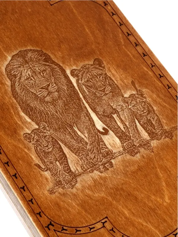 Нарды Семья льва 37*20 см