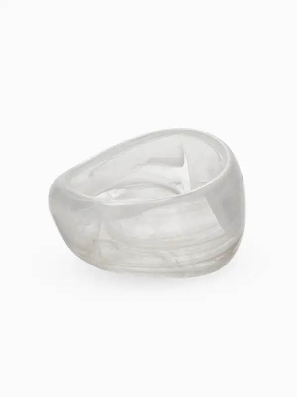 Браслет манжет акрил "Тренд", цвет белый