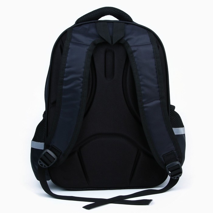 Рюкзак школьный каркасный 39&times;30&times;14 см &laquo;Машина&raquo;