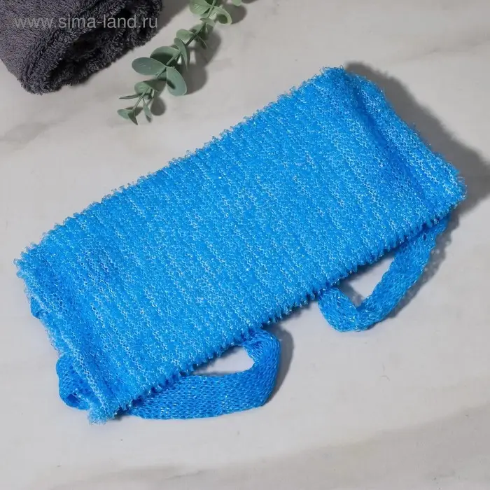 Мочалка для тела Доляна &laquo;Банная&raquo;, 14&times;33 см, МИКС