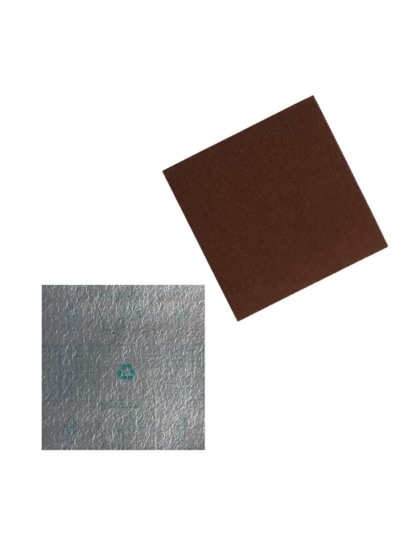 Самоклеящийся ковролин 30х30см, коричневый