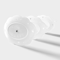 Этажерка - фруктовница овальная Доляна &laquo;Вивьен&raquo;, 3 яруса, 17&times;12/21&times;15/25,5&times;17 см, цвет белый