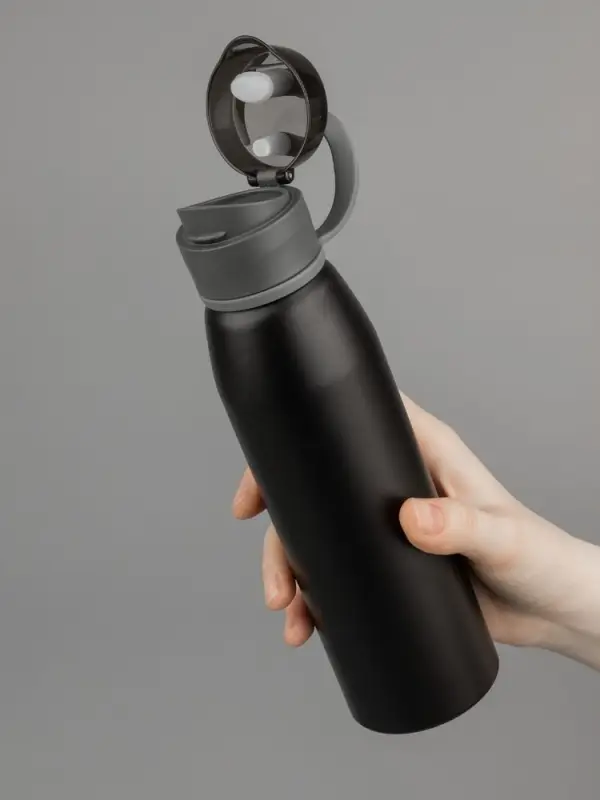Бутылка для воды Billy Gym, матовая черная