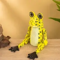 Сувенир &laquo;Лягушка&raquo;, висячие лапки, 25 см, дерево, МИКС