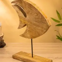 Сувенир "Рыбка" 8х25х35 см, дерево