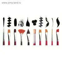 Кисть щетина № 2, плоская