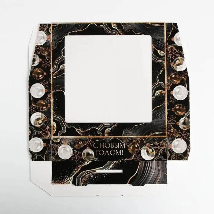 Коробка складная &laquo;Gold&raquo;, 20 х 20 х 4 см