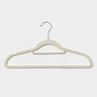 Плечики - вешалки для одежды, 41&times;22 см, 5 шт, цвет белый