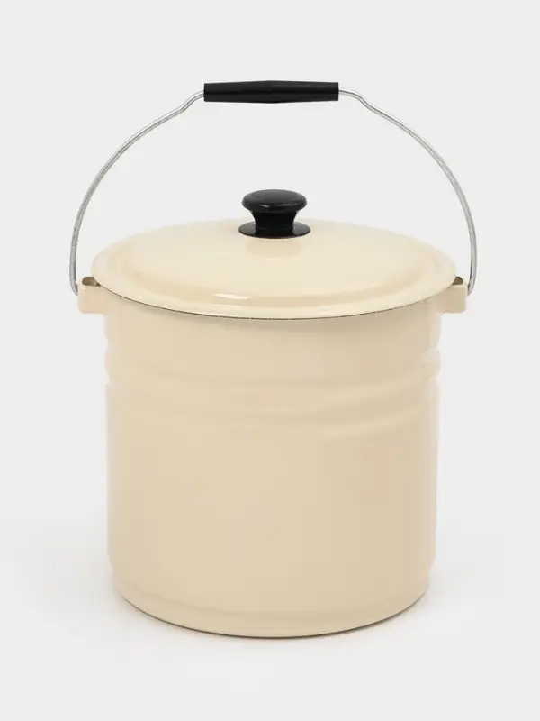 Ведро ц/шт с/кр 12л (слоновая)Без декора
