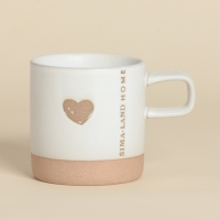 Кружка SL Home "Сердце", 520 мл, 13,5х9,6х9,8 см.