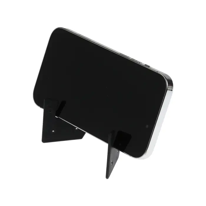 Подставка для телефона Luazon, брелок, складная, чёрная