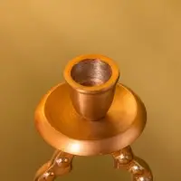 Подсвечник "Сияние" алюминий 10х10х19 см