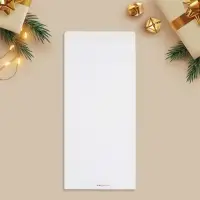 Конверт для денег, &laquo;Happy New Year&raquo;, тиснение, дизайнерская бумага, 11 х 22 см