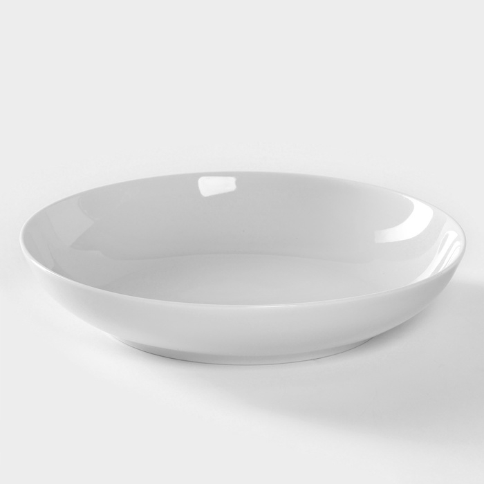 Тарелка фарфоровая глубокая &laquo;Универсал&raquo;, 600 мл, d=20,5 см, белая