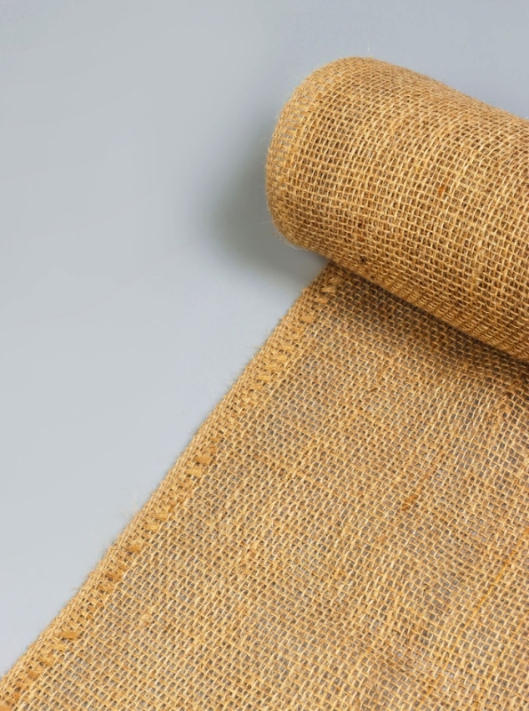 Джут натуральный, 1,1 &times; 5 м, плотность 260 г/м&sup2;, плетение 35 &times; 30 нитей