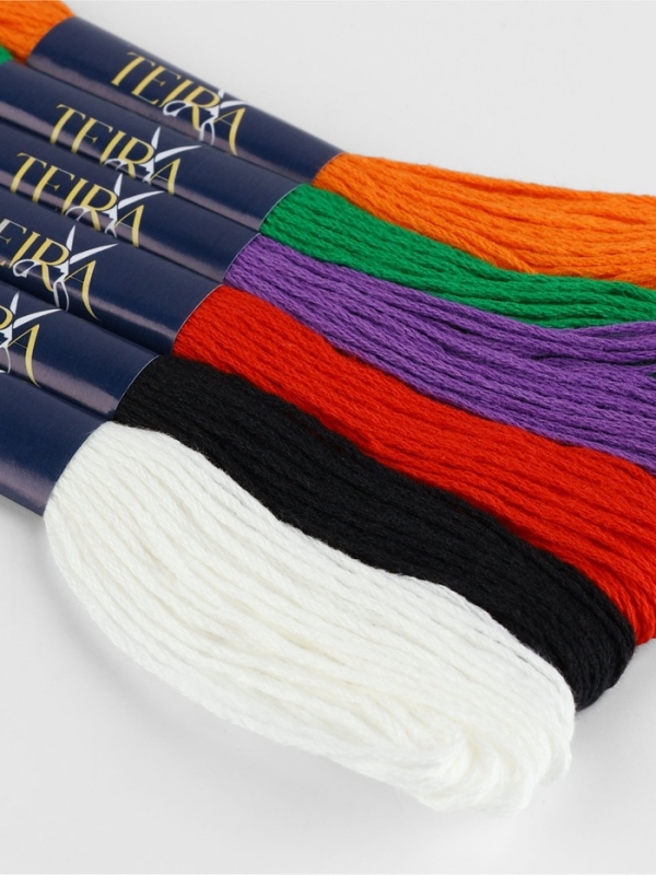 Набор ниток мулине хлопок 8&plusmn;1м (наб 6шт цена за наб) №15 TR