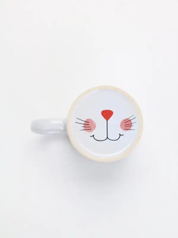 Кружка чайная керамическая &laquo;Котик&raquo;, 320 мл