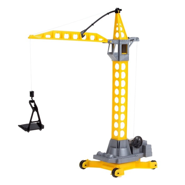 Башенный кран &laquo;Агат&raquo;, на колёсиках, малый