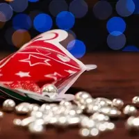 Пакет подарочный "Новогодний шар", с zip-lock застежкой 12 х 14 см.