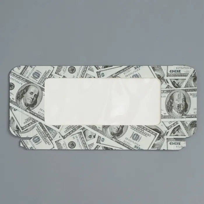 Коробка для шоколада, кондитерская упаковка, &laquo;Взятка&raquo;, с окном, 17.3 х 8.8 х 1.5 см