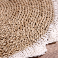 Коврик плетёный круглый 35 см