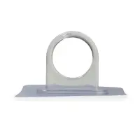 Держатель с клейкой поверхностью ТУНДРА, d=25 мм, 68&times;68 мм, прозрачный