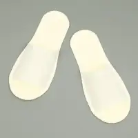 Одноразовые тапочки, Стандарт, бело-бежевые, 42р.