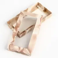 Коробка для шоколада &laquo;Шёлк&raquo;, с окном, 16.4 х 8.4 х 1.7 см