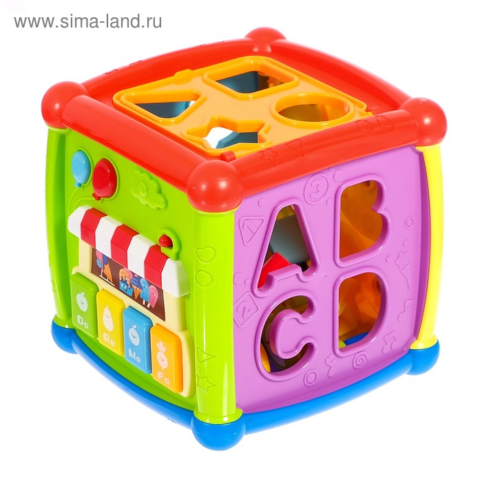 Развивающая игрушка &laquo;Умный кубик&raquo;, световые и звуковые эффекты