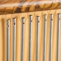 Музыка ветра бамбук, алюминий, 50х20х4 см