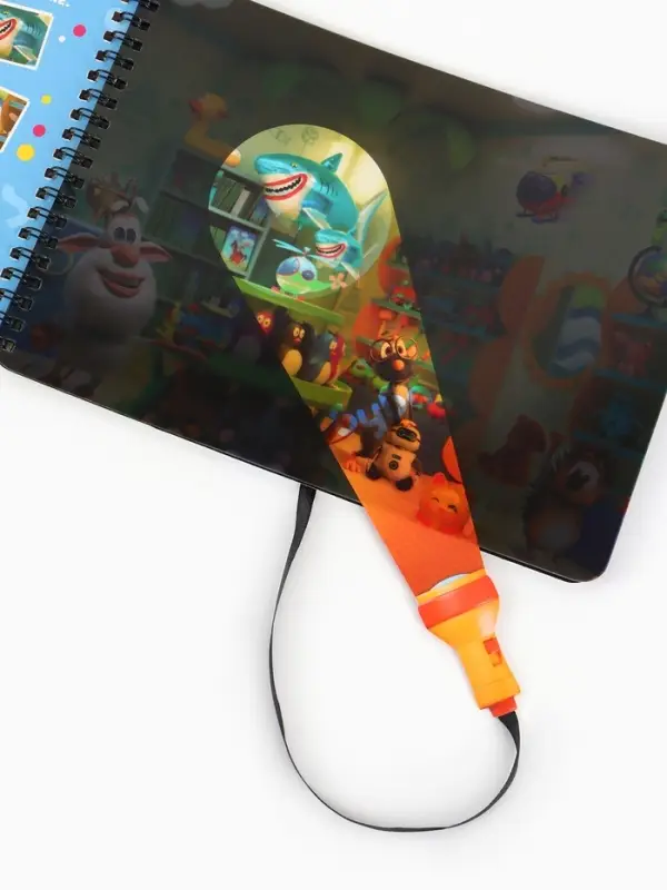 Книга с волшебным фонариком "Весёлые приключения", Буба