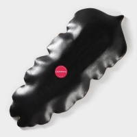 Блюдо для фруктов Доляна &laquo;Золотой лист&raquo;, 38,5&times;15,5 см, цвет золотой с чёрным