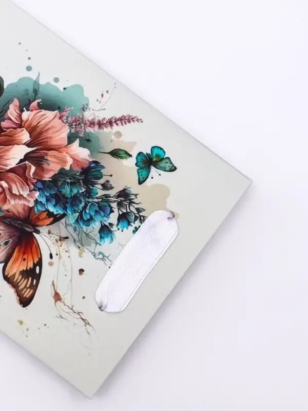 Пакет подарочный вертикальный &laquo;Большие бабочки&raquo;, S 12&times;15&times;5.5 см