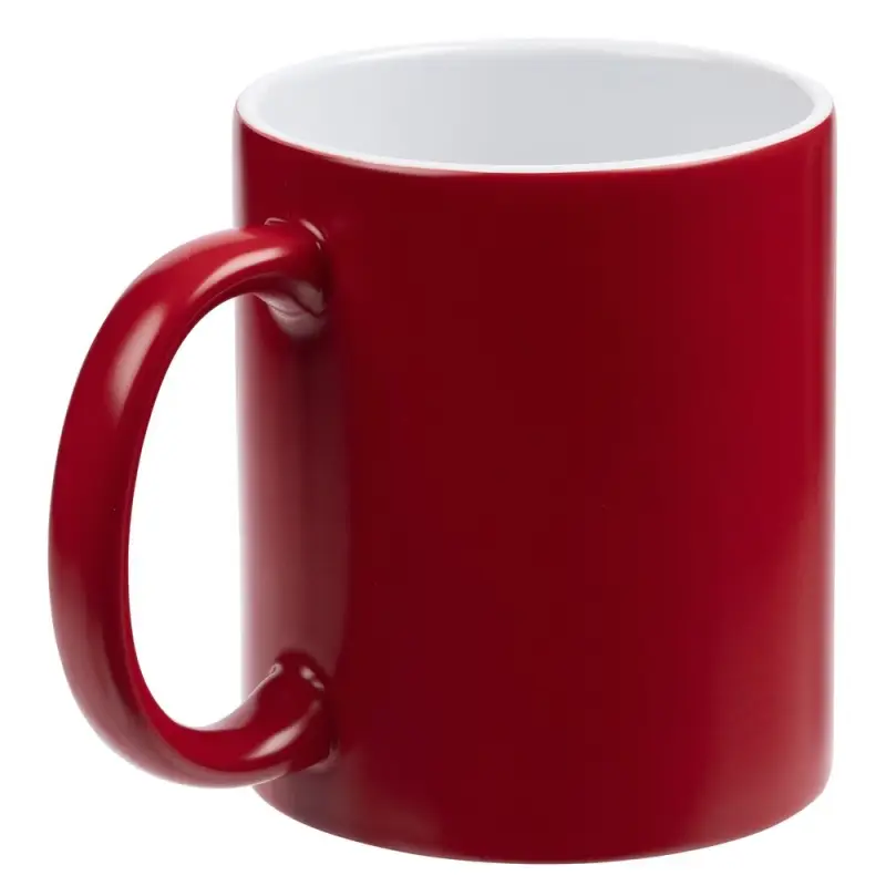 Кружка &laquo;Хамелеон&raquo;, глянцевая, красная