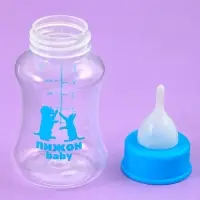 Набор для вскармливания "Пижон", бутылочка 150 мл, с 2 сосками и ершиком,