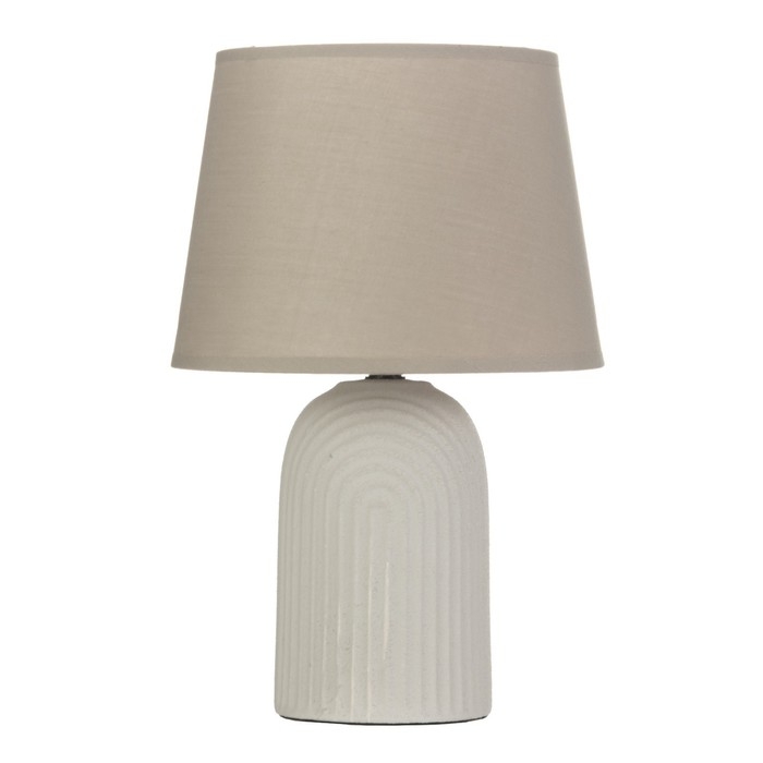 Настольная лампа "Доротея" Е14 40Вт серый 22х22х35 см RISALUX