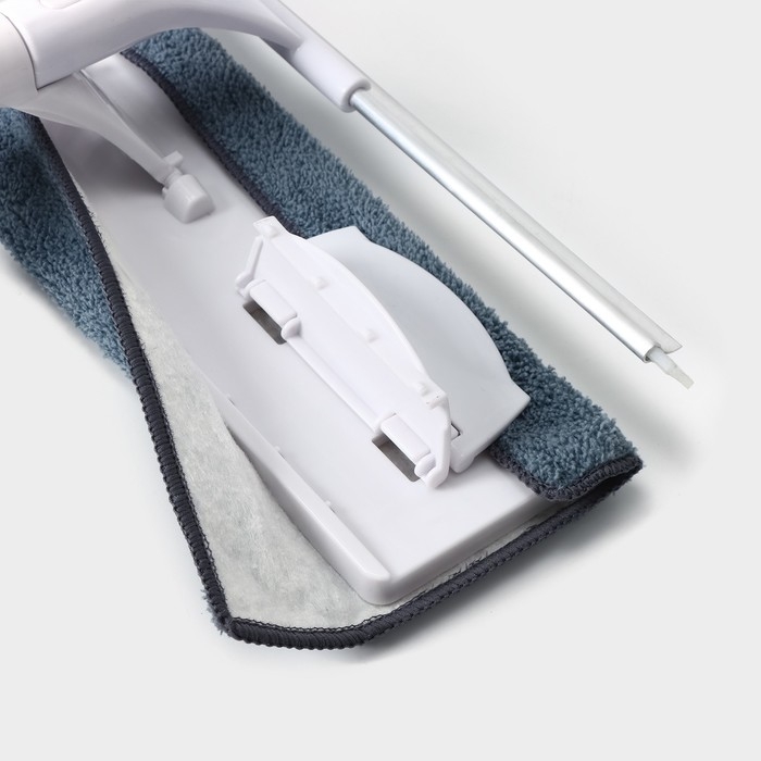 Окномойка бабочка Raccoon, стальная телескопическая ручка, микрофибра, поворот на 180&deg;, 40&times;10&times;118(150) см