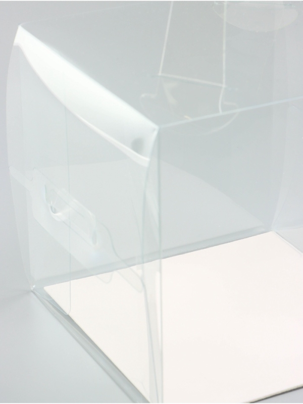 Коробка с PVC для десертов 13 х 13 х 13 см