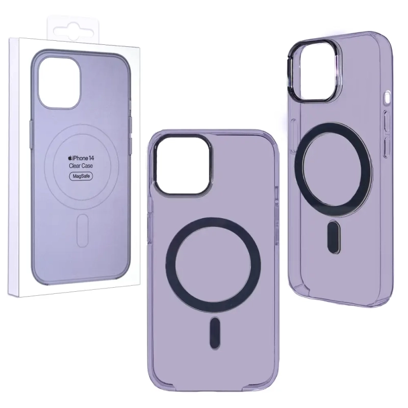 Чехол 14 Clear Case Purple