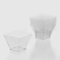 Форма пластиковая одноразовая для фуршета &laquo;Пагода&raquo;, 120 мл, прозрачная