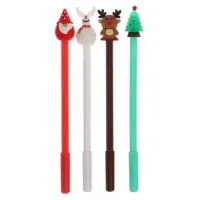 Ручка гелевая-прикол &laquo;Дед Мороз/Елка/Олень/Снеговик&raquo;, МИКС (штрихкод на штуке)