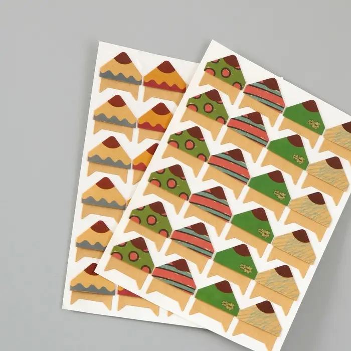 Набор уголков с кармашком для фотографий 24 уголка "Детский рисунок" МИКС 12,5х9 см